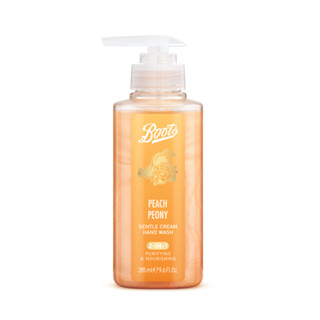 Boots Peach Peony Gentle Cream Hand Wash 285 ml
บู๊ทส์ พีช พีโอนี เจนเทิล ครีม แฮนด์ วอช 285 มล.