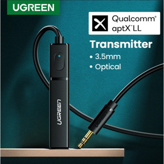 UGREEN Bluetooth Transmitter 5.0 TV Headphone PC PS4 aptX LL 3.5mm Aux SPDIF 3.5 Jack Optical Audio Music Bluetooth 5.0