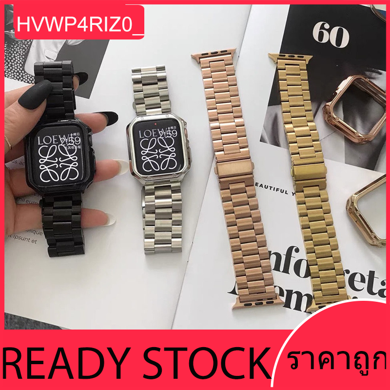 สายนาฬิกาสแตนเลสโซ่โลหะสำหรับ iwatch S11/10/9/8/7/2/3/4/5/6/SE/1 สายนาฬิกาแฟชั่น49mm/46mm45mm44mm42mm41mm40mm38mm