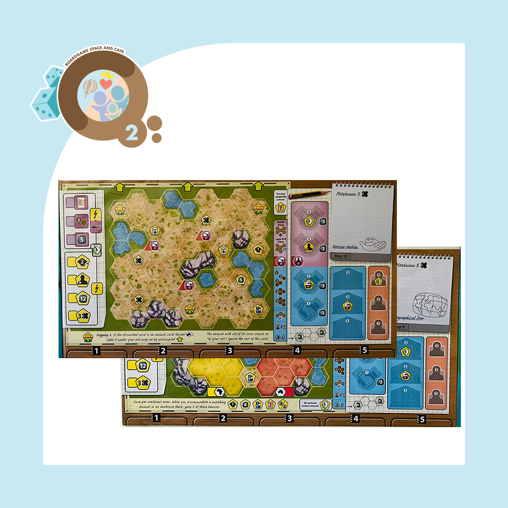 [พร้อมส่ง][Expansion Boardgame] Ark Nova : Zoo Map Pack 1