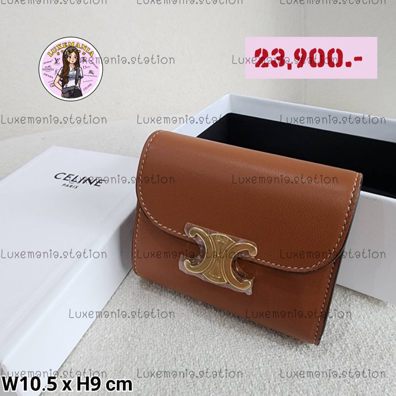 👜: New!! Celine Tri-fold Compact Wallet‼️ก่อนกดสั่งรบกวนทักมาเช็คสต๊อคก่อนนะคะ‼️