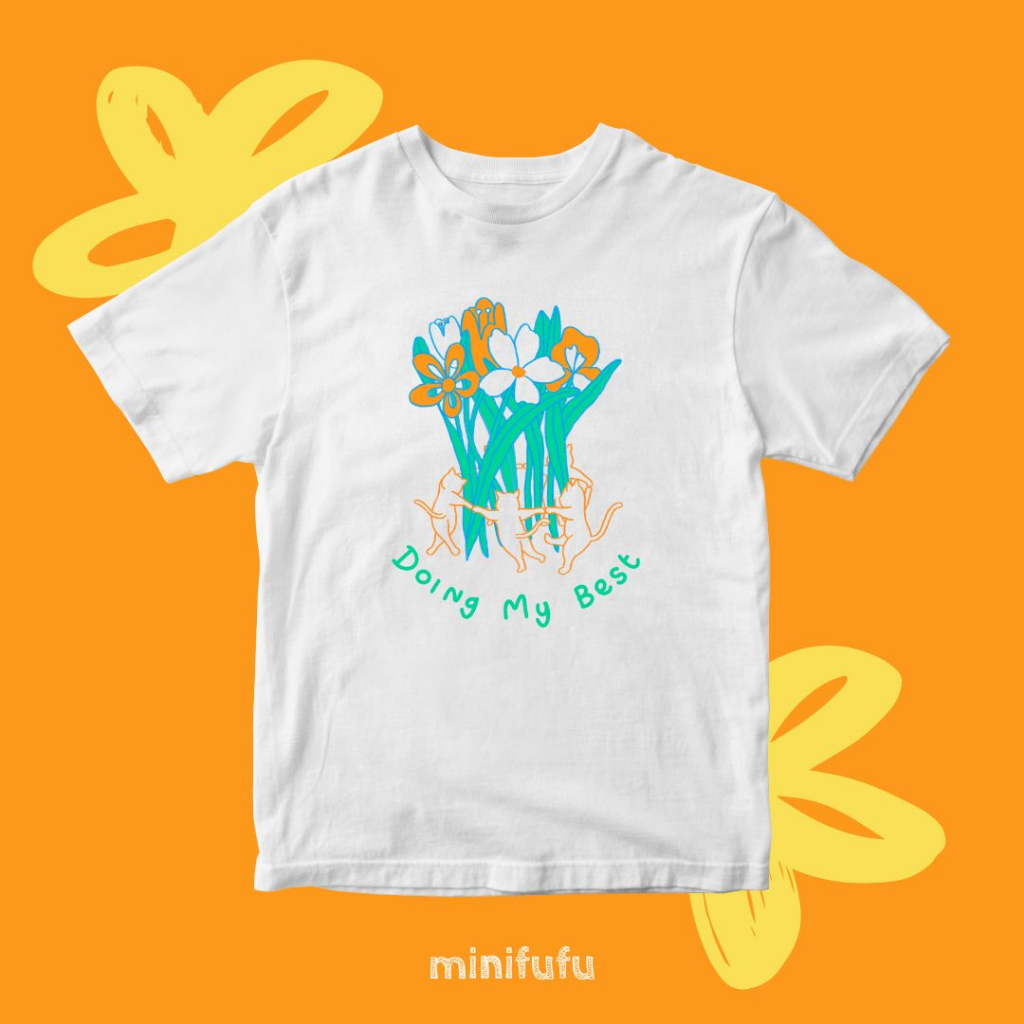 เสื้อยืด Doing my best