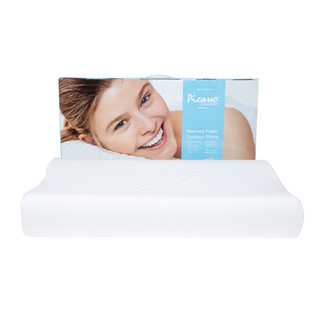 Picasso Comfort หมอนหนุนสุขภาพ เมมโมรี่โฟม รุ่น Memory Foam Contour Pillow ขนาด 60 x 35 ซม. สูง 12 ซม.