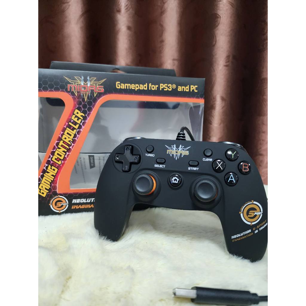 ( Gamepad Controller ) จอยเกม E-Sport Gaming LED การสัมผัสดีมากๆ เสียบแล้ว เล่นได้เลยไม่ต้องติดตั้ง