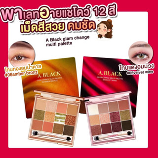 พาเลท A Black glam change multi palette