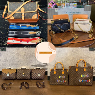 MS LV tote shopping ทรงกล่อง กระเป๋าแบรนด์เนม กระเป๋าปั้มแบรนด์ กระเป๋าแฟชั่น👛 45321 40780 L0070 size 7” 10” 13” 16”