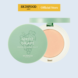 [SKINFOOD] องุ่นขาวแป้งผสมรองพื้น12g 3สี / Light Beige &amp; Natural Beige &amp; Sand Beige (White Grape Fresh Up Light Pact)