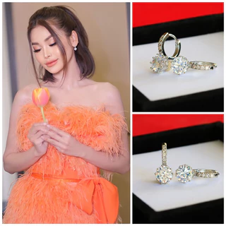[⚡️ลดเพิ่ม 30% เก็บโค้ดหน้าร้าน] 1คู่ ต่างหู CZ (วัสดุอย่างดี ไม่ลอกดำ แพ้ง่ายใส่ได้) CN Jewelry
