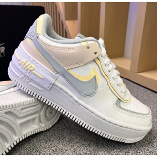 Nike Air Force 1 Low Shadow "Citron Tint" กันลื่นและทนต่อการสึกหรอ【ของแท้ 100 %】