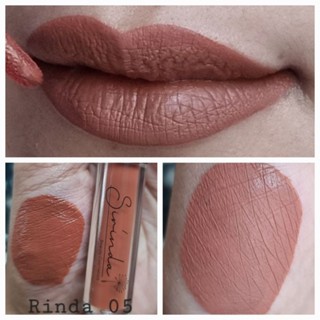 ลิปแมท ติดทน กลบริมฝีปากคล้ำ สีแน่น เบาปาก   Rinda05