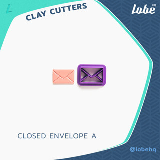 Closed Envelope Shape A Clay Cutter/ Clay Cutter Tools/ Clay Earring Cutter/ แม่พิมพ์กดดินซองจดหมายปิด A