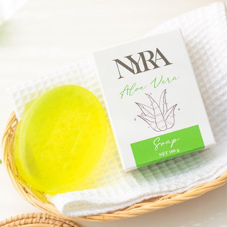 นีร่า สบู่ว่านหางจระเข้ (NYRA Aloe Vera Soap) 100 กรัม