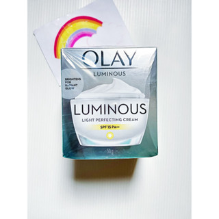 ของแท้ 💯 ☀️☀️Olay White Radiance Light Perfecting  Day Cream ขนาด spf 15 ขนาด 50 g