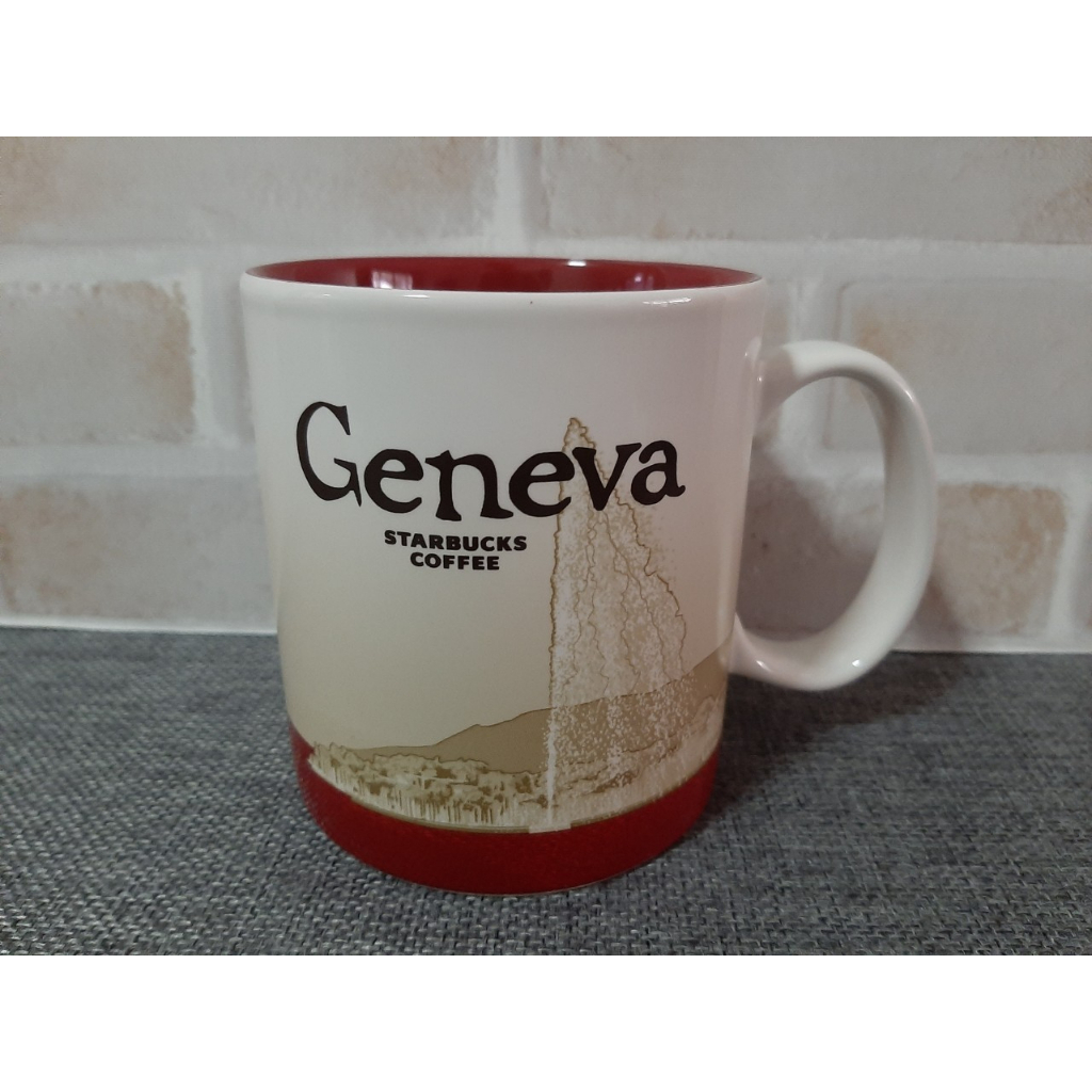์Starbucks icon mug Geneva แก้ว ชื่อเมือง สตาร์บัคส์ มัค ของใหม่ มือหนึ่ง ของแท้