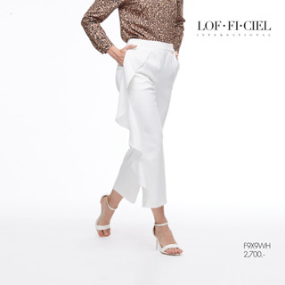 LOF-FI-CIEL woman's pants Jubili Ruffle กางเกงผู้หญิง ขายาว …