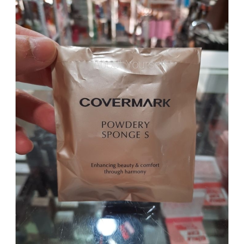 ฟองน้ำ(ซิลกี้ ฟิท) Covermark Powdery Sponge S (Silky Fit) จำนวน 1 ชิ้น