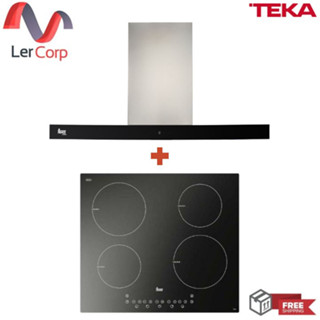 [0% 10 เดือน] (TEKA) เตา induction 4 หัวตา 60 ซม. IBS 64900 TCS + เครื่องดูดควัน 90 ซม. LDH TC 90