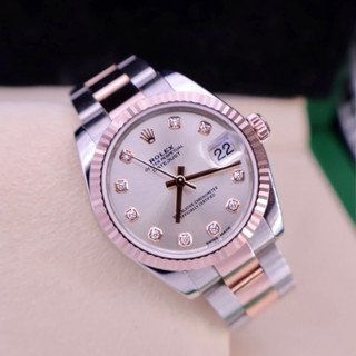 Rolex 31mm Pinkgold หลักเพชร