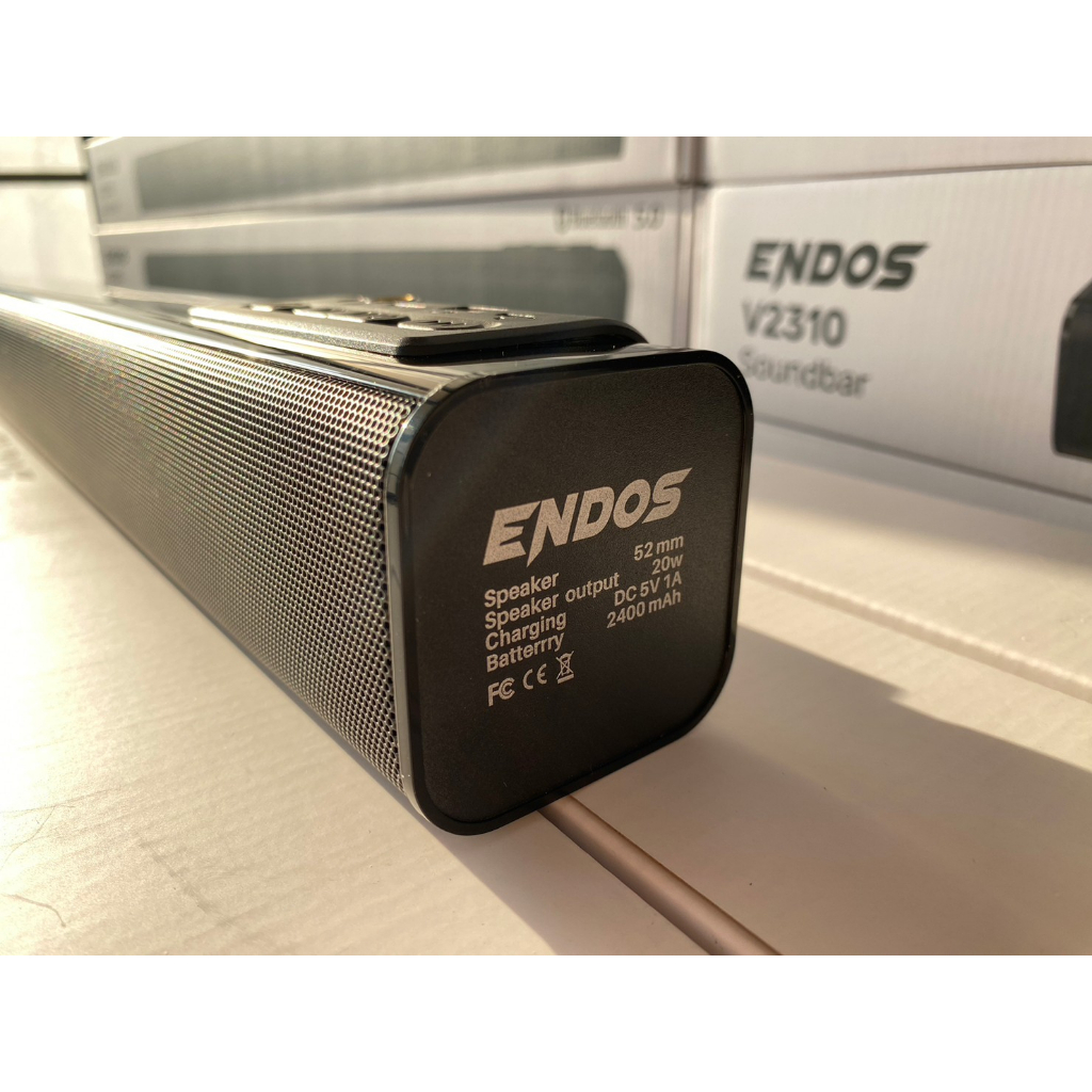 V2310 Endos Soundbar รุ่นใหม่ ลำโพงซาวด์บาร์ Super Bass ลำโพงบลูทูธ ...