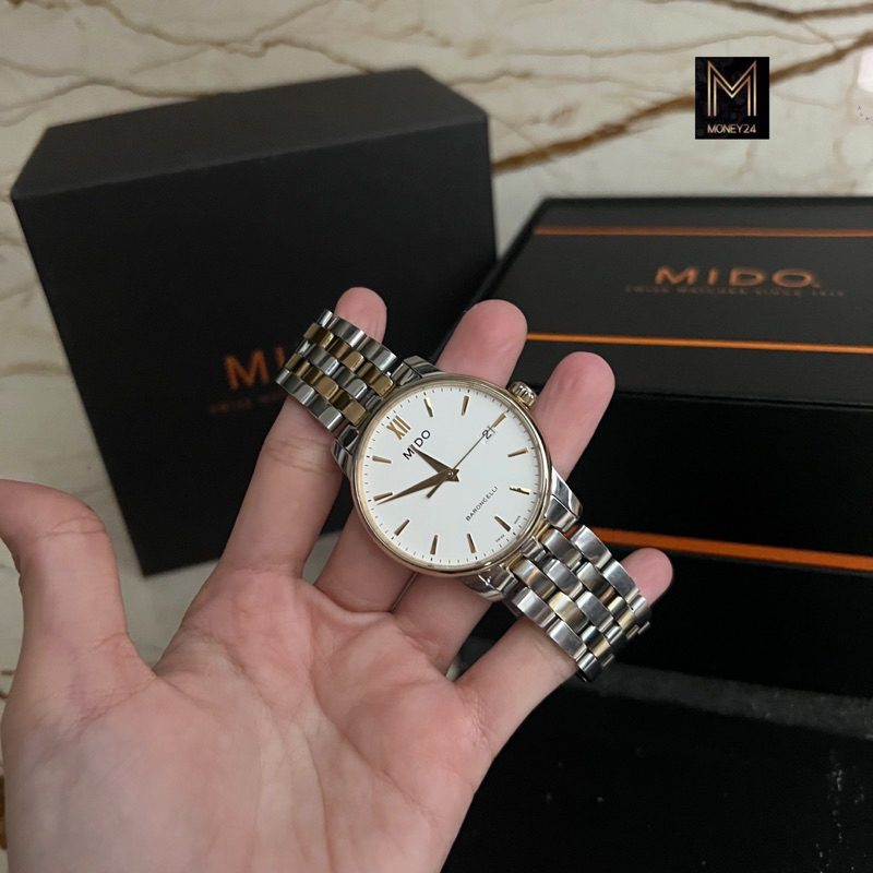 นาฬิกา MIDO Baroncelli Gent quartz มือ2 ของแท้  มีกล่อง