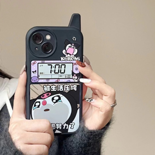 💜ส่งของขวัญ💜เคสไอโฟน 14 Pro Max 13 12 11 เคส for เคสไอโฟน11 การ์ตูน กระจกเงา โทรศัพท์ปุ่มกด พกง่ายๆ การป้องกันการตก Case