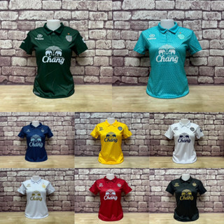 เสื้อเลดี้ทีมบุรีรัมย์ เสื้อกีฬาผู้หญิงไทยลีกทีมบุรีรัมย์2023-2024 เสื้อออกกำลังกายผู้หญิง Buriram United