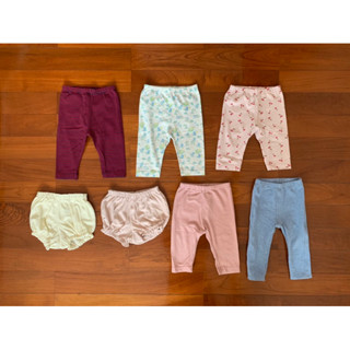 กางเกงมือสอง uniqlo แบบ3ส่วน และขาจั้ม(airism) size 80และ90