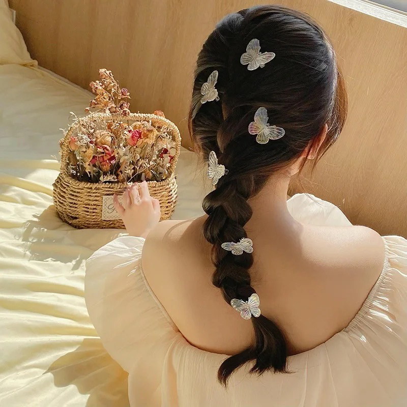 🦋 กิ๊บผีเสื้อ เซ็ต5ตัว มีให้เลือก10สี 🫖 พร้อมส่งในไทย *🍧
