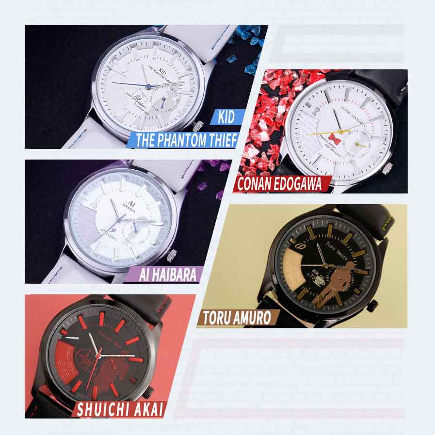 นาฬิกาโคนัน ลิขสิทธิ์แท้ ผ่อน 0% พรีออเดอร์ 2-4 สัปดาห์ รุ่น Conan four-hand quartz watch