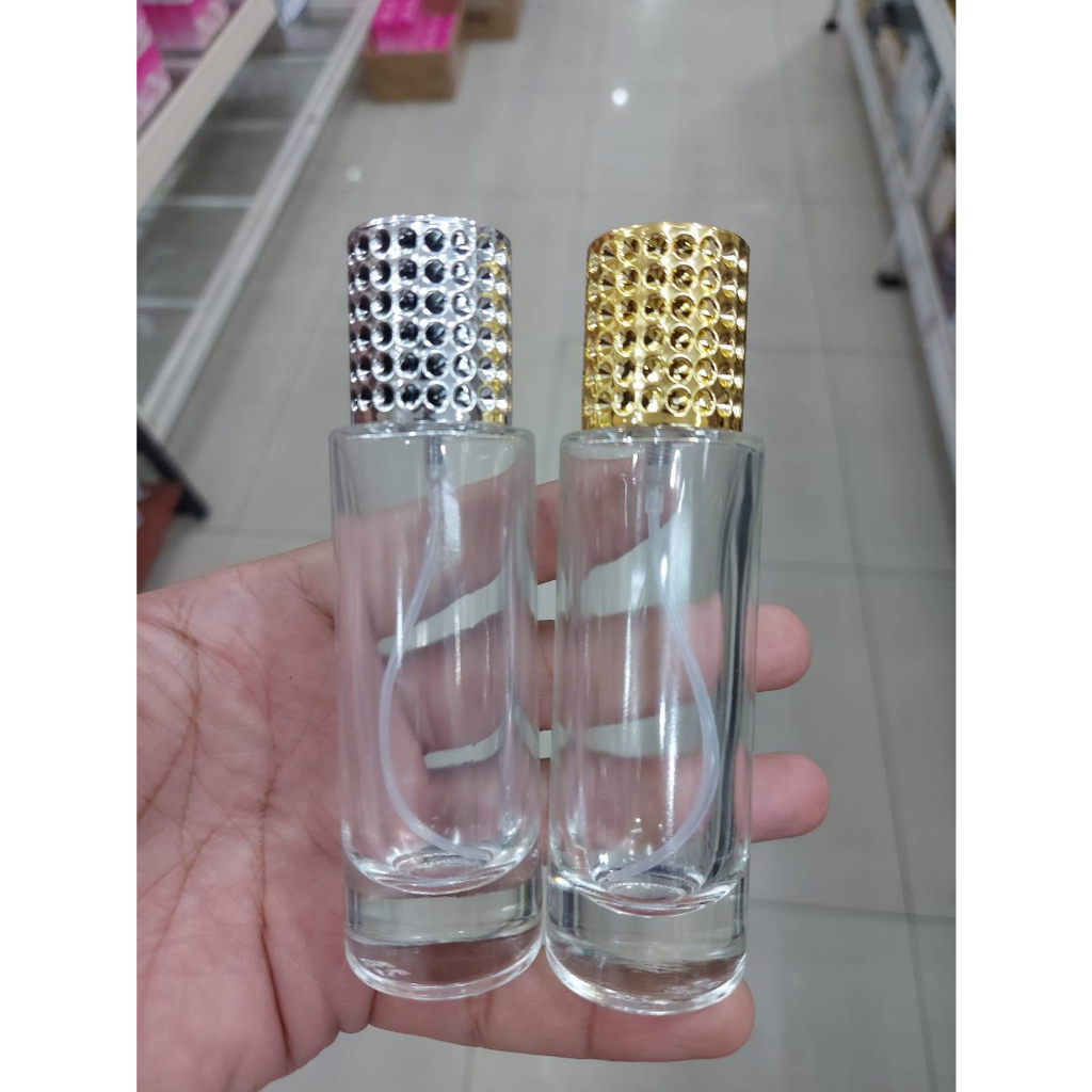 ขวดน้ำหอมเชอร์รีน 30 ml. ขวดสเปรย์แก้วเปล่า สำหรับใส่น้ำหอม {{ พร้อมส่ง }} 🚚🚚 - Bualuang Perfume