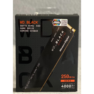 SSD (เอสเอสดี) WD BLACK SN770 - PCIe 4/NVMe 250 GB M.2 2280