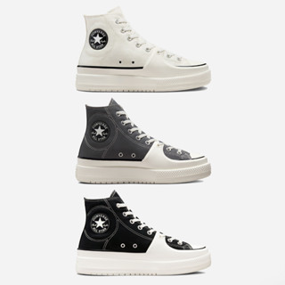 Converse รองเท้าผ้าใบ Chuck Taylor All Star Construct Hi | Cream/Black/Grey (3สี)