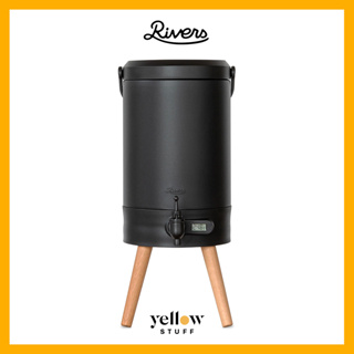 Rivers - THERMO JUG CASK 5L - BLACK กระติดน้ำขนาดใหญ่เก็บอุณหภูมิ ขนาด 5 ลิตร หนัก 2.84kg