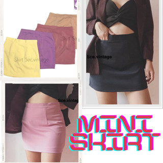 Mini Skirt กระโปรงทรงเอ ผ้าสวยใสสบาย พร้อมส่ง