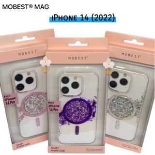 Mobest เคสใสแม่เหล็ก ลายShells กลิตเตอร์ รุ่นไอโฟน 14 ซีรีย์