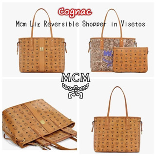 MCM Liz Reversible Shopper in Visetos Code:B4D050266 แบรนด์แท้ 100% งาน Outlet