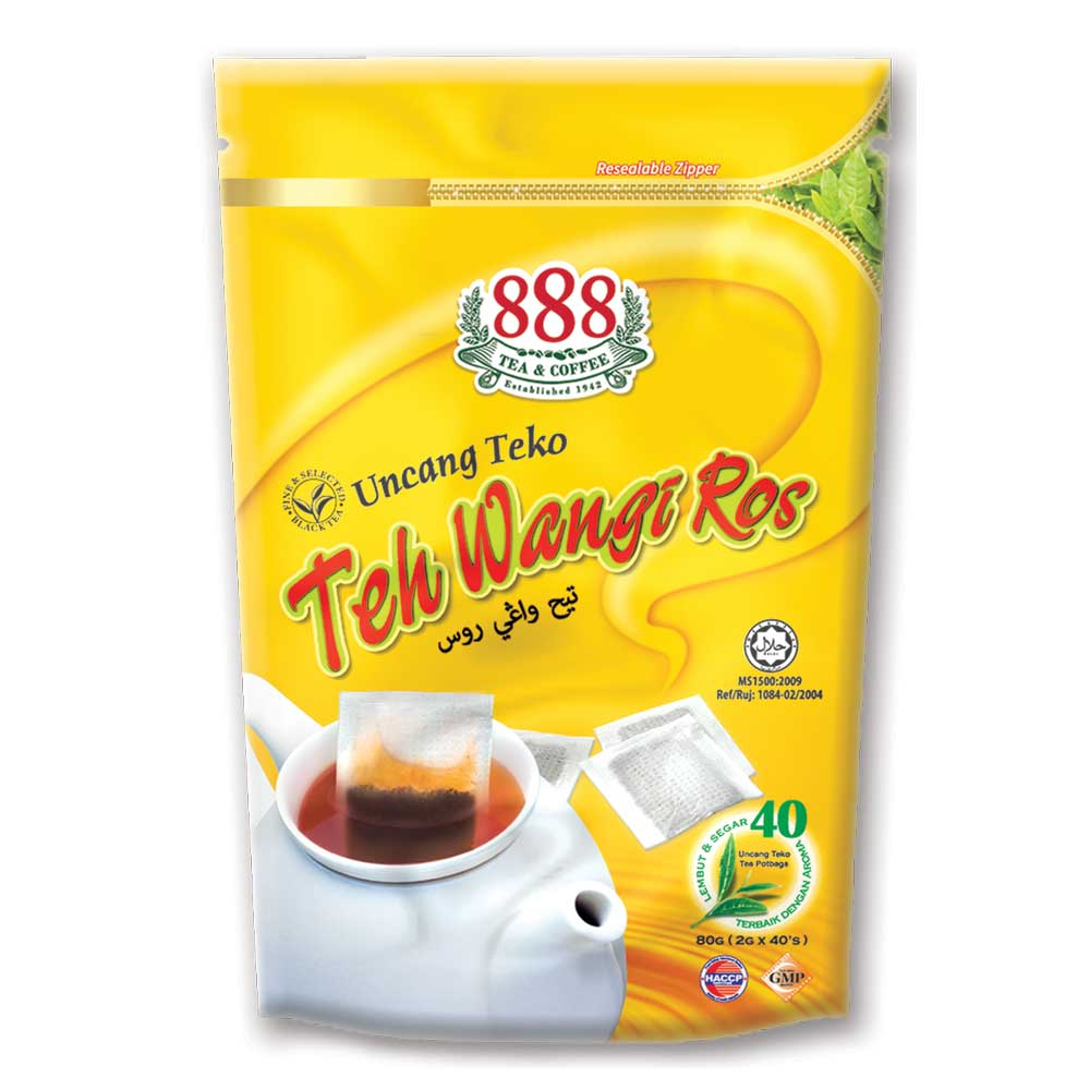 ผงชา 888 แบบถุงกรองชา (40 ซองเเละ20ซองใน1ถุง) อร่อย สดชื่น