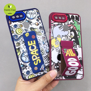 เคส A54 4g/A77 5g/Reno 7z 5g เคสมือถือขอบนิ่มหลังแข็งกันกล้องเงาติดขาตั้งแม่เหล็กตั้งได้ พับเก็บเรียบเนียนไม่แกะกะ