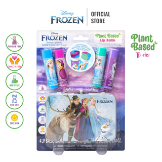 Disney Frozen เซ็ทลิปบาล์มเด็ก พร้อมกล่องเหล็ก ลิขสิทธ์แท้ ปลอดสารพิษ (ดิสนีย์ โฟรเซ่น)