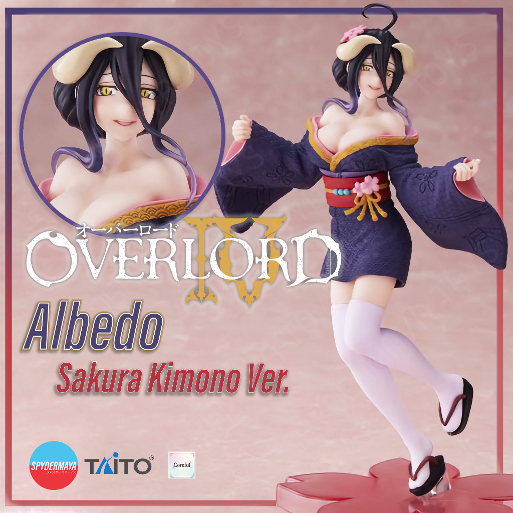 ฟิกเกอร์ Taito Coreful - Overlord IV ~ Albedo Sakura Kimono  Ver.
