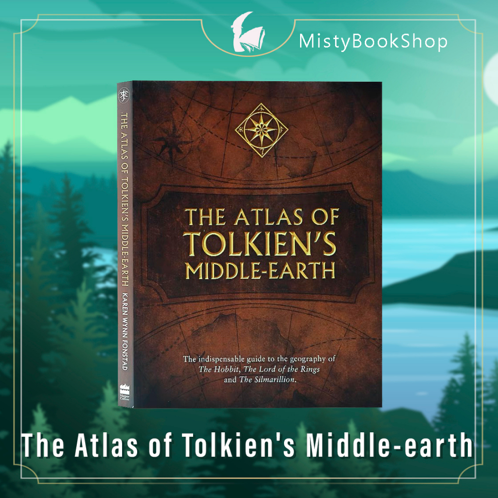 [พรีออเดอร์ 9-15วัน] The Atlas of Tolkien's Middle-earth / The Hobbit / Lord of the rings/JRR Tolkien/หนังสือภาษาอังกฤษ