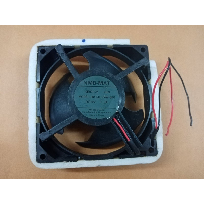 17/5 มอเตอร์พัดลมระบายอากาศ ขนาด DC12V 0.3A panasonic ใช้กับรุ่น NR-B23MG1-SL , NR-BT222 , NR-BT262