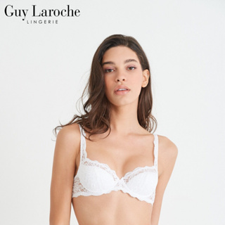 Guy Laroche Lingerie เสือชั้นใน กีลาโรช Demi Bra บราลูกไม้ มีโครง ไม่เสริมฟองน้ำ รุ่น GB7T70