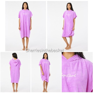 [ลิขสิทธิ์แท้] RIPCURL PONCHO ชุดคลุม อาบน้ำ ผ้าเช็ดตัว ผ้าขนหนู ฮู้ด SURF ESS HOODED TOWEL