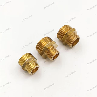 ข้อต่อทองเหลือ เพิ่มเกลียว-ลดเกลียว ขนาด 1/2",3/4"และ1"