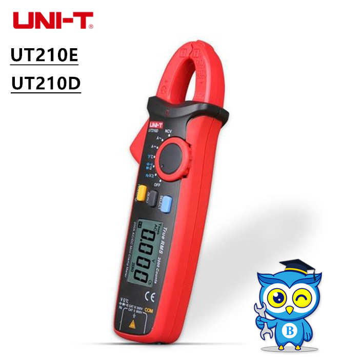 มิเตอร์วัดไฟดิจิตอล UNI-T UT210D UT210E Mini Digital Clamp Meter แคลมป์มิเตอร์ วัดเเอมป์ได้ทั้งAC/DCเริ่ม20a-200a