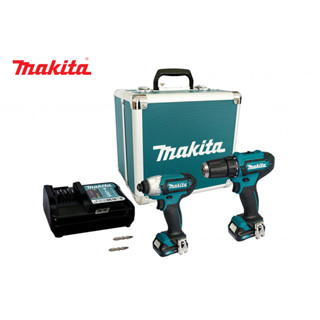 ชุดเครื่องมือไร้สาย MAKITA® รุ่น CLX224X1 (สว่านไร้สาย DF333DZ+ไขควงกระแทกไร้สาย TD110DZ)