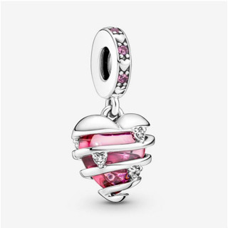 Pandora Reveal Your Love Heart Spiral Dangle Charm