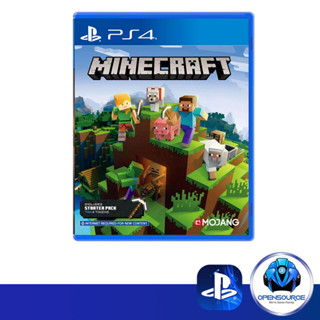 [พร้อมส่ง]Playstation: Minecraft Starter Pack +700coin Pack (ASIA ENG) แผ่นเกมสำหรับ PS4