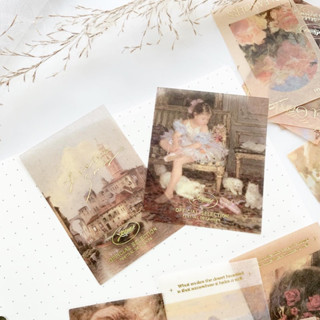 สติ๊กเกอร์น่ารัก ภาพวาดสีน้ำ ละมุนมากค่ะ